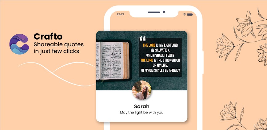 Crafto: Quotes with your Photo