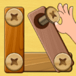 Wood Nuts & Bolts Puzzle Wood Nuts & Bolts Puzzle
